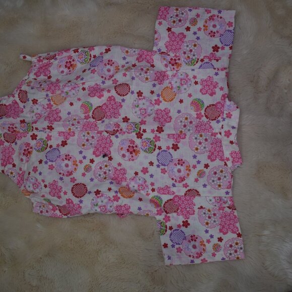 Baby Girls Floral Japanese Comodo  Size 3-6 Months - Picture 6 of 7